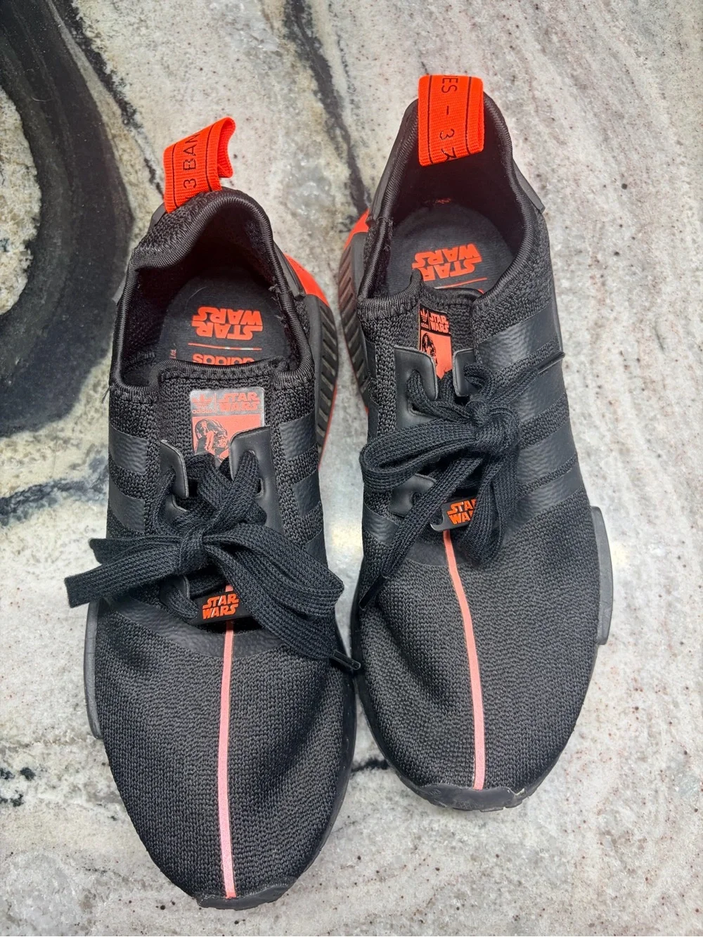 Adidas NMD R1 Star Wars Darth Vader Black Red FW2282 Men’s US 6